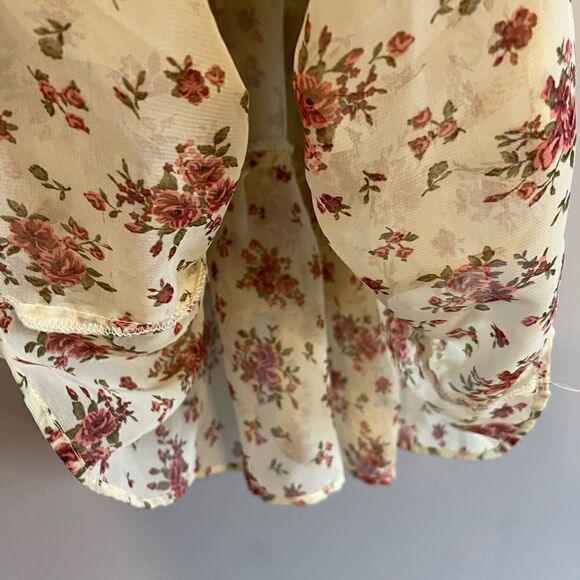 Chesley Cottagecore Floral Mini Dress | SZ M - Picture 9 of 13